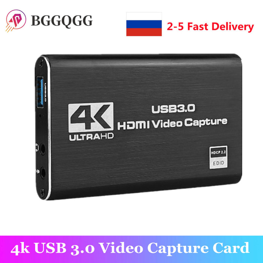 4K USB 3.0  ĸó ī, HDMI ȣȯ, 1080P 60fps HD  ڴ ׷, OBS ĸó  ī ̺